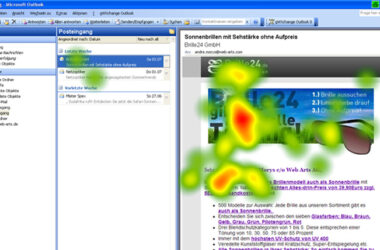 Eyetracking Analyse von Newslettern