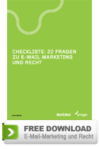 Rechtslage im Email Marketing (eBook)