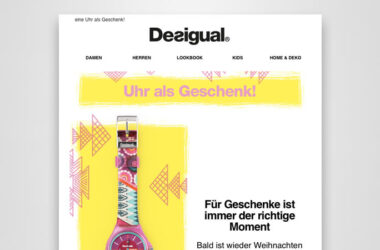 Desigual Newsletter Beispiel