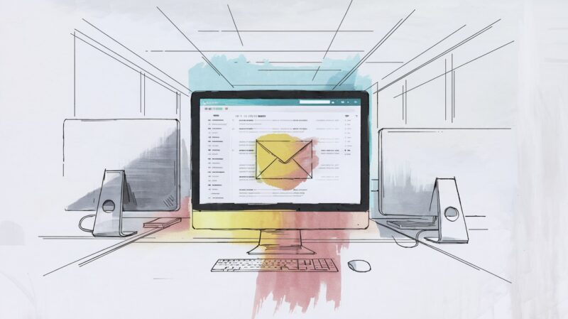 Illustration B2B E-Mail-Marketing