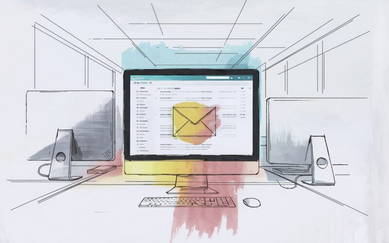 Illustration B2B E-Mail-Marketing