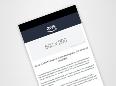 E-Mail Template von Amazon
