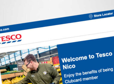 Welcome Mail Beispiel von Tesco