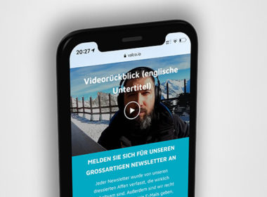 Newsletteranmeldung einmal anders