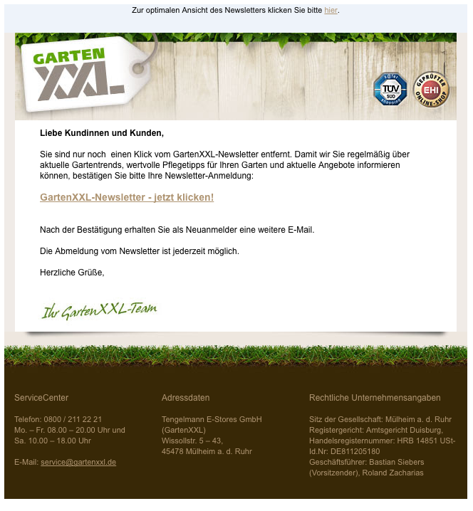 DOI-Mail von gartenxxl.de