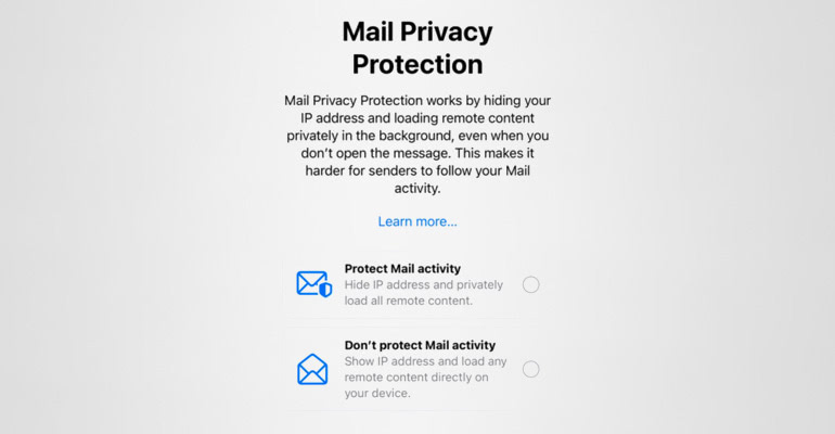 Mail Privacy Protection