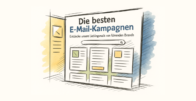 Screenshot Lieblingsmails.de: E-Mail-Marketing Beispiele