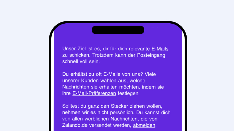 Frequency Opt Out im E-Mail-Marketing